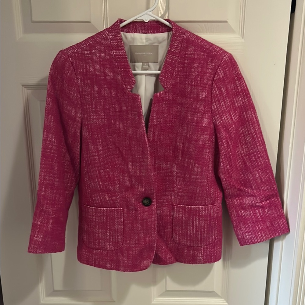 Banana Republic Women's Pink Jacket and Skirt Set